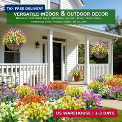 TURNMEON 20 Bundles Calla Lily (400 Heads) Artificial Flowers for Outdoors, Fake