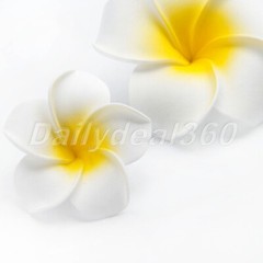 10/50pcs Wedding Party Artificial Foam Frangipani Flower Plumeria Decor Ornament