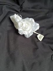 Wedding Floral Bundle Of 33 Pieces/white/Ivory/Iridescent/Picks/Stems/Flower/Lot