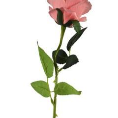 Long Stem Rose Flowers Fake Wedding Centerpiece Bridal Bouquet Arrangement PEACH