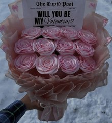 Pink Eternal Rose Bouquet 12 Count Handmade by Me Small Business Owner