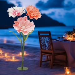 Giant Artificial Flowers, Large Artificial Flowers with Stems and Base
