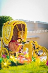 10 Pc Indian marigold Flower Garland Artificial Party Garland Wedding Decor