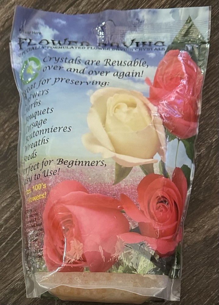 Silica Gel Flower Preservation, Wedding Bouquet Drying Crystals 1.5 lbs A5
