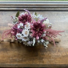Beautiful Bridal Wedding Bouquet Budget Friendly Faux Florals White Pink Purple