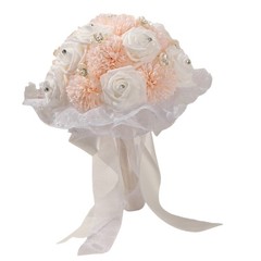 Realistic Silk Bridal Bouquet Artificial Flower Wedding Ceremony Photography