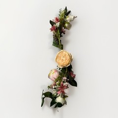Artificial Multicolor Rose Swags Wedding Door Decoration Arrangement