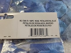 NOS Darice Victoria Lynn Rose Petals Royal Blue 100 Per Pkg Qty 3pkgs/300