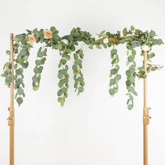 3 Green 41 in Silk Eucalyptus Leaves Hanging Artificial PLANT STEMS Party Events