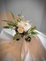 Wedding Bouquet and Boutenniere Bridal Flower Bouquet