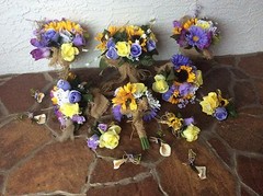 wedding flowers bouquets bridal package lavenders 8 Bouquet reduced