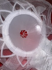 Modern Romance Plastic Net Bridal Boquet Holder