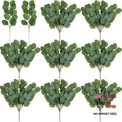 50 Mini Mini Eucalyptus Stems – 3.8″ Faux Eucalyptus Leaves