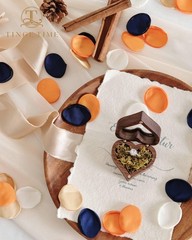 400pcs Burnt Orange Silk Rose Petals for Weddings, Aisle Decor, Party Confetti