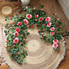 Artificial Floral Vine Outdoor Hanging Floral Floral Arrangement Easy To