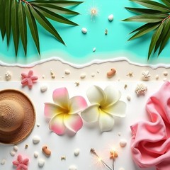 2 Pcs 2.7 Inch Plumeria Hair Clip Hawaiian Foam Flower Hair Clips Frangipani …