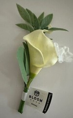Calla Lily Pick Wedding Prom Boutonniere