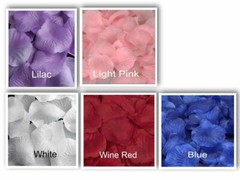 1000pcs Silk Artifical Fake Flower Rose Petals White Wedding Party Decorations