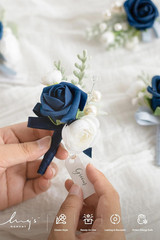 Ling’S Moment Boutonniere for Men, 6Pcs Groom Groomsmen Boutonniere, Artificial