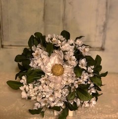 Winter Daisey Wedding Bouquet