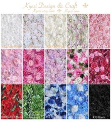 Light Pink Artificial Flower Panels Wedding Party Wall Photo Background W-30