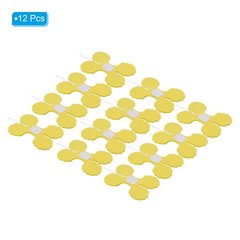 9.8ft Four-Leaf Garland, 12 Pack Tissue Paper Hanging Flower, Yellow
