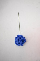 Lot of 25 Faux Roses Blue For Wedding/Event Decor Paper Lightweight Flowers