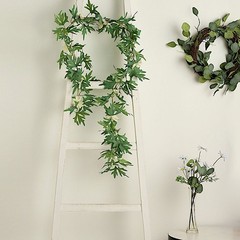 6 ft Cream Silk Daisy Flowers Garland Leaves Hanging Vine Party Events Supplies