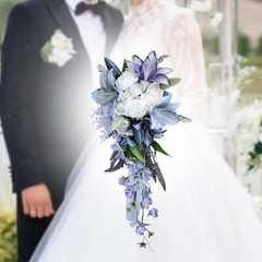 Wedding Bouquet Handheld Bouquet Artificial for Anniversary Gift Party