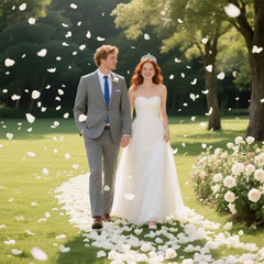 1000 Pieces Artificial Silk Rose Petals Faux White Flowers for Wedding Valentine