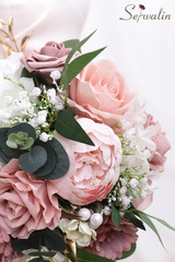 9.8″ Wedding Bouquets & Wrist Corsages for Brides & Bridesmaids