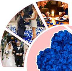 2200PCS Artificial Flower Petals Fake Rose Petals for Romantic Night,Wedding,…