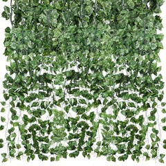 48 Pack 7 Feet Artificial Ivy Garlands, C-48pcs of Vines with 0 LED lights