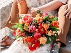 Tropical Wedding bouquets/Summer Wedding Bridal bridesmaid bouquets
