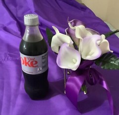 Real touch flower girl/junior maid of honor calla lily bouquet