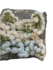144 Pcs/2cm Mini Lace Rose foam Flower heads Bouquet For Wedding Home DecorDIY