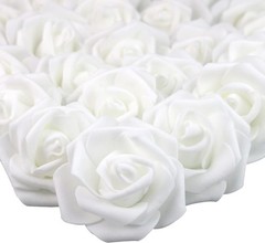 Silver poinsettia and rose wedding bouquet