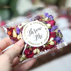 RainbowPana 30 Pack Biodegradable Confetti, Dried Flower Petals