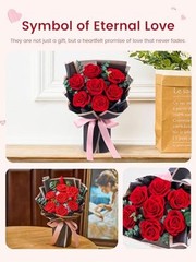 Flower Bouquet Flowers for Delivery Prime 7-Piece Preserved Roses Bouquet