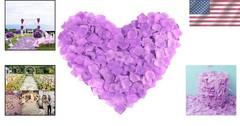 1000 Count Light Lavender Silk Rose Petals – Ideal for Weddings and Table Decor!
