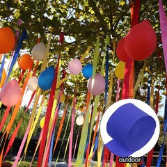 8 Rolls Crepe Paper Streamers 656ft Rainbow Streamers, Dark Purple