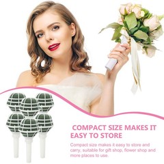Flower Arrangement Stem Holder Support for Ceremonies 6Pcs 7.1X3.3in