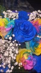 custom dried rose message
