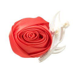 Rose Corsage man wedding Flowers Brooch Groom Boutonniere Prom Party Decoration