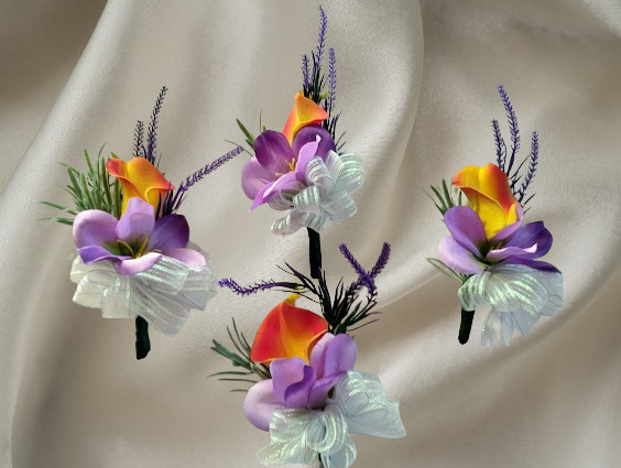 Formal pin on boutonniere set