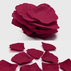 500 Dark Red Rose Petals – Lightweight, Reusable, and Stylish Decor Solution