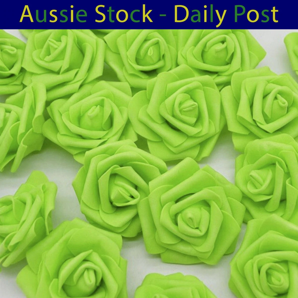 Foam Flowers Rose Artificial Wedding Bride Bouquet 6cm 25pcs – ASIA SELL