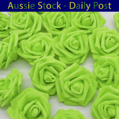 Foam Flowers Rose Artificial Wedding Bride Bouquet 6cm 25pcs – ASIA SELL