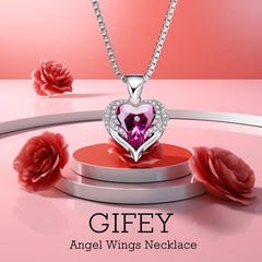 Valentines Day Gifts for Her,Preserved Rose with Necklace Forever Pink