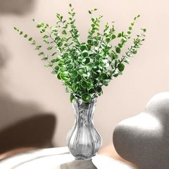 50PCS Artificial Eucalyptus Leaves Decor – Artificial Eucalyptus Stems